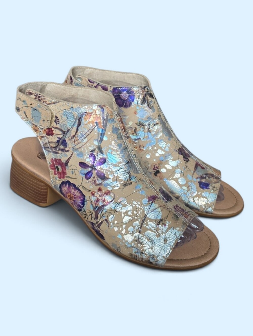 Remonte Leather NWOT Sling Luxury Sandals-Size 9.5/10